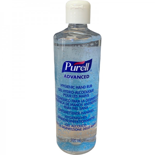 Gel hydroalcoolique pour les mains - flacon de 500 ml