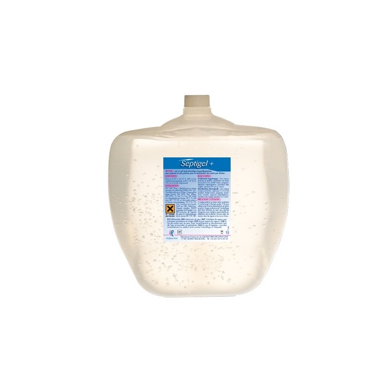 Gel hydroalcoolique inodore / incolore cartouche de 1 litre