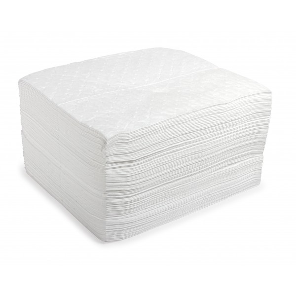 Absorbant hydrocarbures  paquet de 100 feuilles : absorbe 80 litres