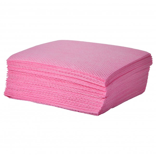 Microfibre rouge non tissée- entretien des surfaces- nettoyage