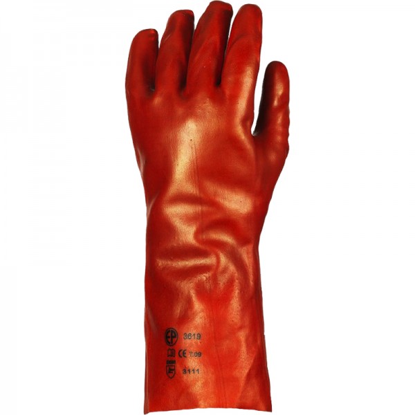 Gant PVC rouge