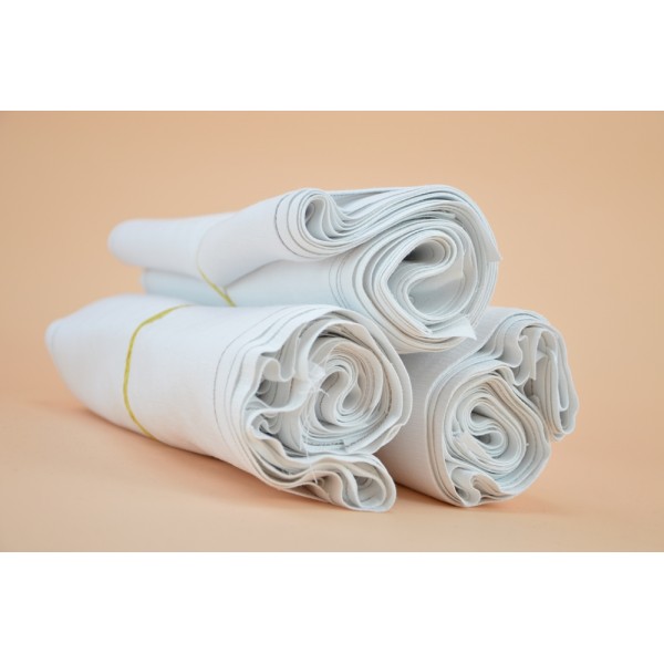 Almencla 4 pièces chiffon de nettoyage absorbant essuie-mains séchage  rapide épais Absorption d'eau torchons lavables en Machine pour meubles de  fenêtres de Blanc