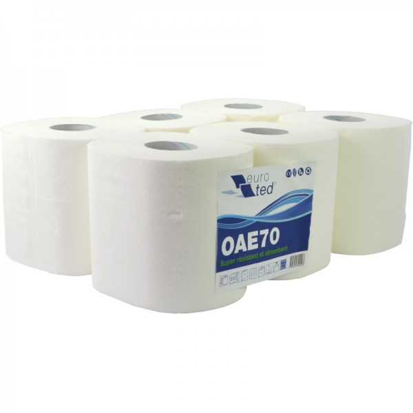 Bobine pure ouate blanche type 450F lisse 20 x 30cm