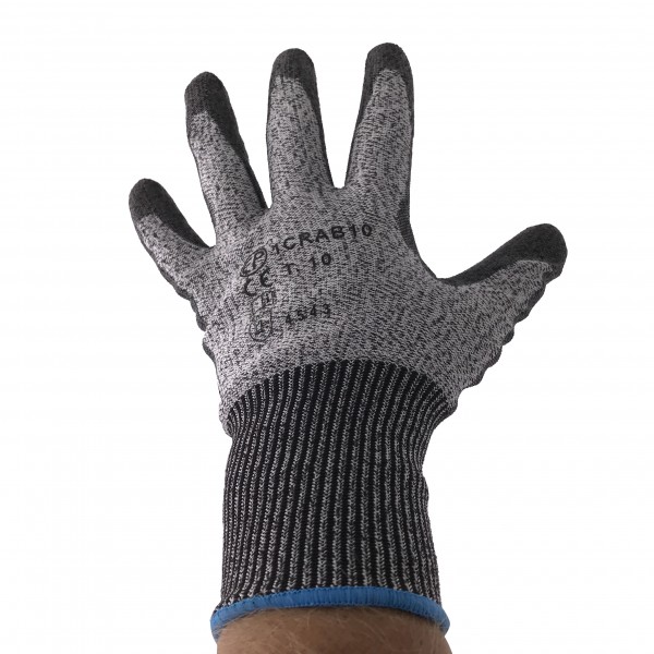 GANT ANTI-COUPURE EN HPPE AVEC PAUME EN POLYURÉTHANE GRIS «PRIMACUT» -  PETIT (TAILLE 7) - Gants réutilisables