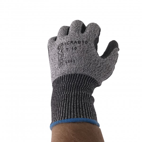 Gants anti-coupure tricotés enduits taille 10