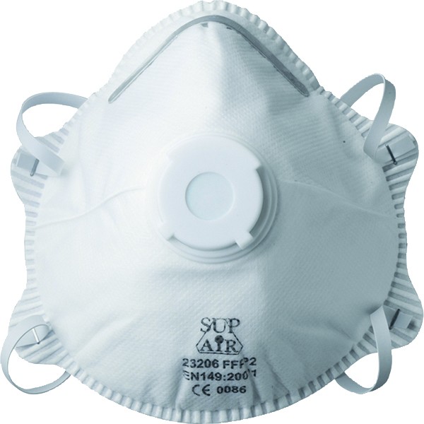 Masque de protection respiratoire FFP2 sur