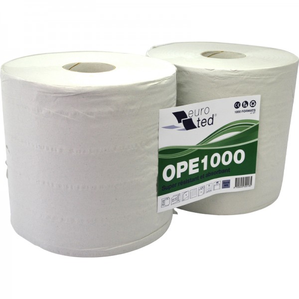 Lot de 2 bobines de papier toilette en rouleau de 230 mètres Lot de