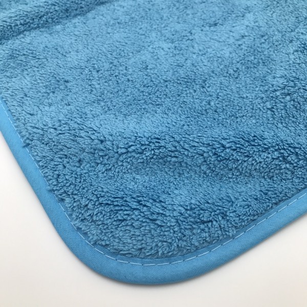 Chiffon Microfibre 40x40cm Bleu Clair pour Nettoyage Voiture Vitre  Surfaces