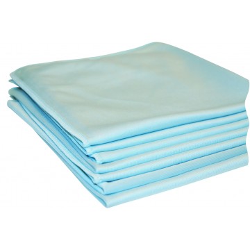 Chiffon microfibre bleu spécial vitre 40 x 40 cm