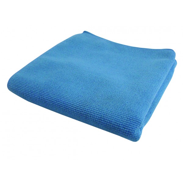 Chiffon microfibre bleu spécial vitre 40 x 40 cm