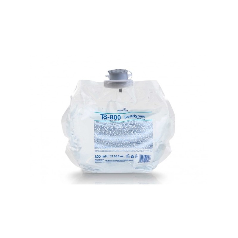 Savon antibactérien liquide mains neutre cartouche de 800 ml