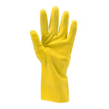 Gants de ménage caoutchouc jaune