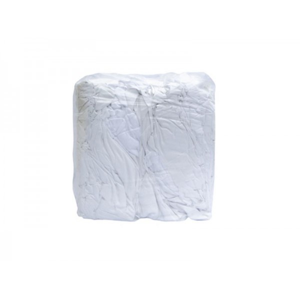 Chiffon 100 % coton blanc serviette éponge  sac de 8 kg