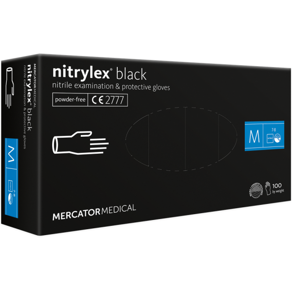 Gant nitrile noir 4.5 gr très résistant