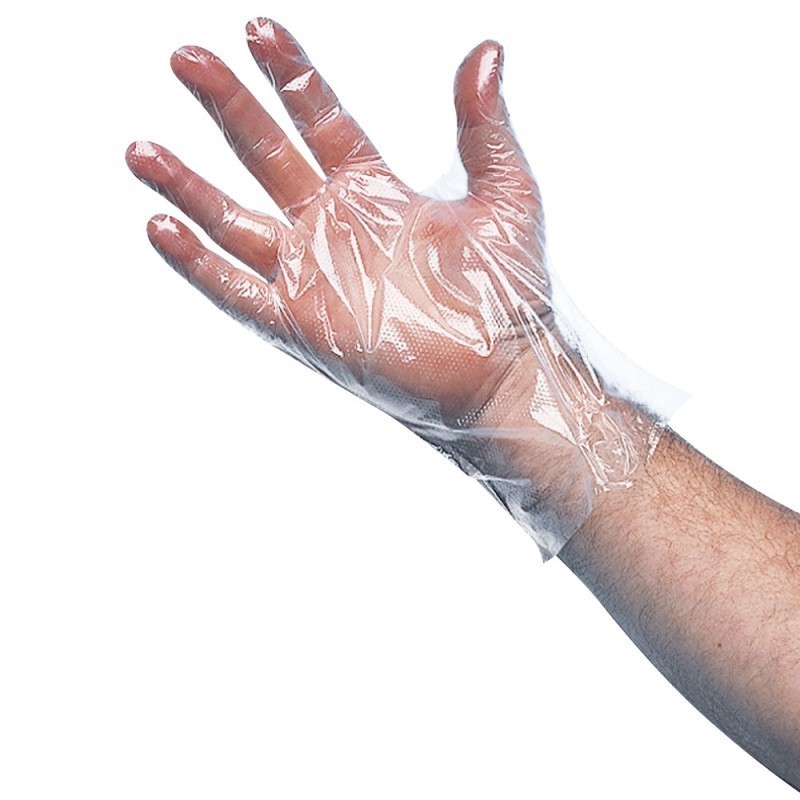 Gants polyéthylène transparent