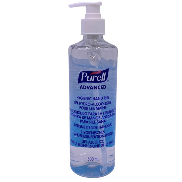 Gel hydroalcoolique pour les mains PURELL top qualité avec pompe