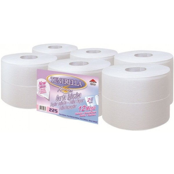 Papier hygiénique mini jumbo pure ouate