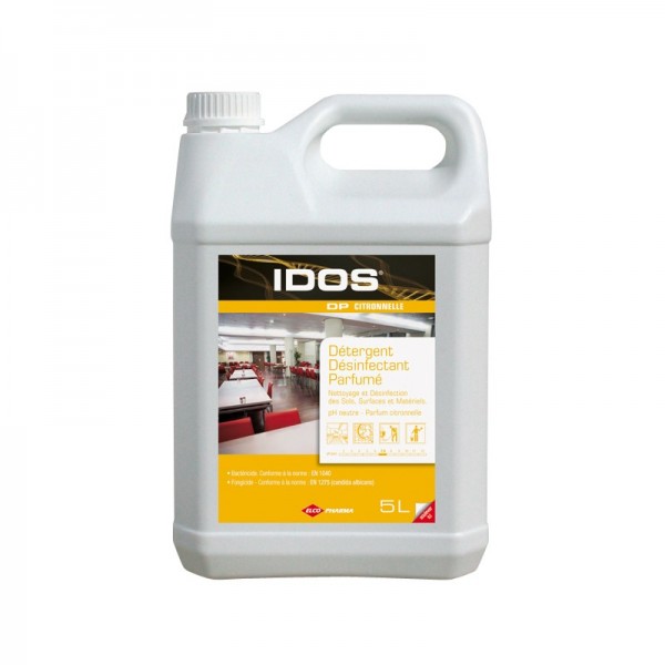 Détergent désinfectant bact et fongicide IDOS CITRON 5 L