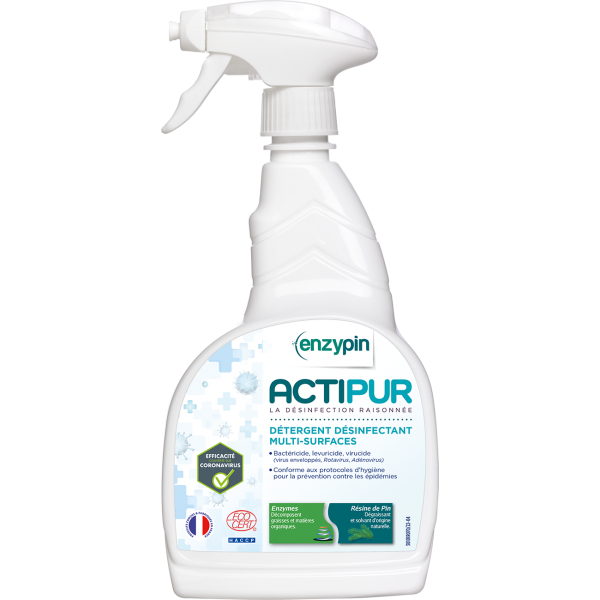 Dégraissant désinfectant multi-surfaces Ecolabel en spray - 750 ml