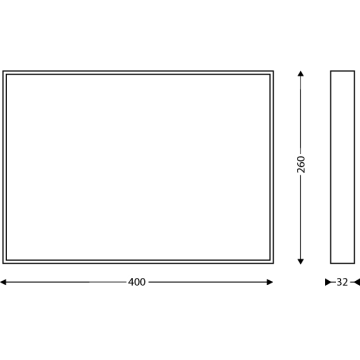 dimensions plateau noir effet cuir