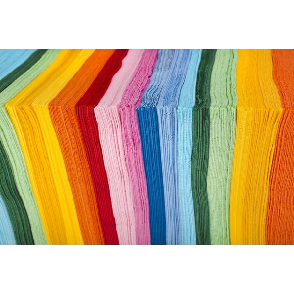 Serviette de table point à point 38 x 38 cm 2 plis