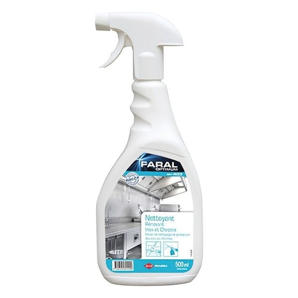nettoyant rénovant inox et chrome Spray 500 ml