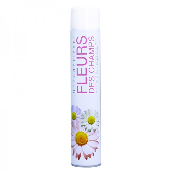 Aérosol désodorisant d'atmosphère de 750 ml - parfum fleurs des champs