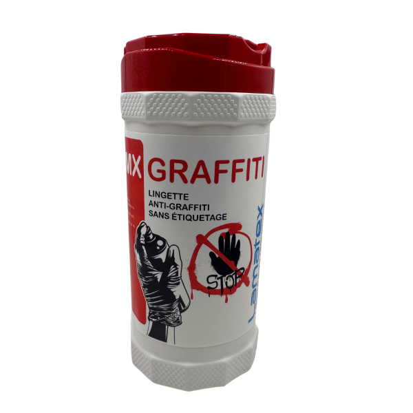 Lingettes anti-graffiti - seau de 80 lingettes