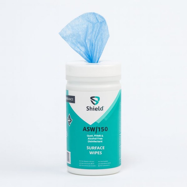Lingettes antiseptiques/bactéricides multiusage bidon de 100