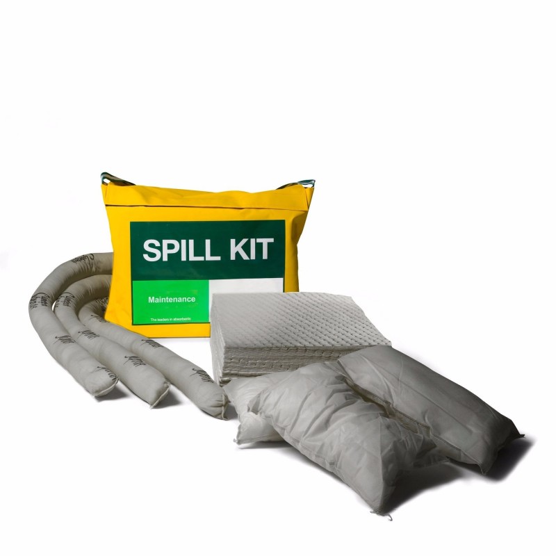 kit antipollution de 50 litres présenté en sac étanche avec bandoulière. Absorbe tous types de...