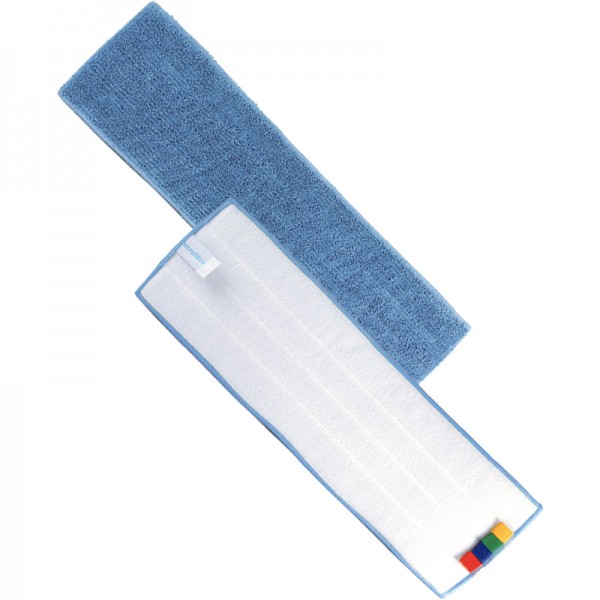 acheter frange de menage à poches microfibre bleu pour support de