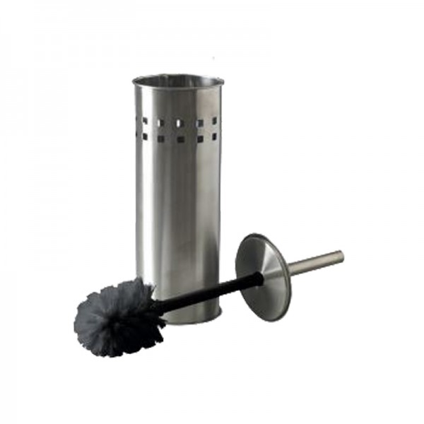 Kit brosse WC + socle en inox