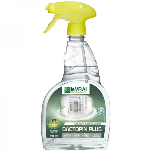 Désinfectant prêt à l'emploi virucide HACCP en spray - 750 ml
