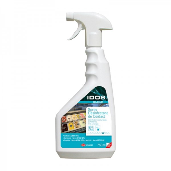 Désinfectant bactéricide, sporicide et fongicide HACCP - spray de 750 ml