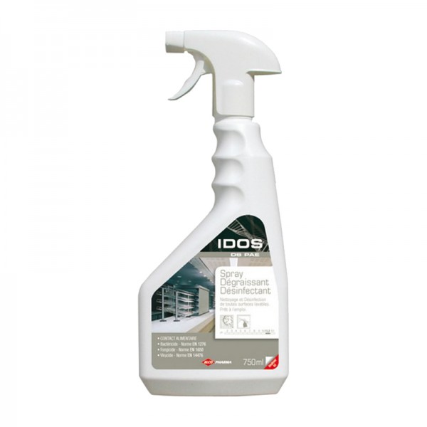 Dégraissant et désinfectant HACCP prêt à l'emploi - spray de 750 ml