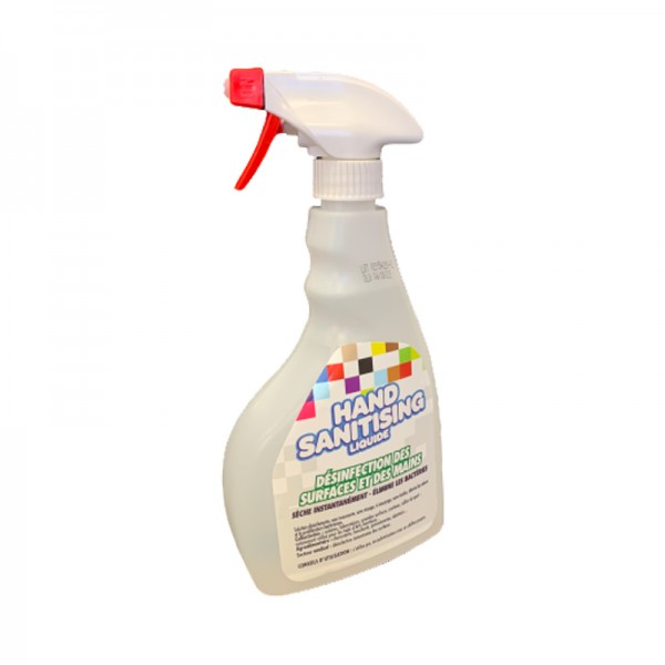Désinfectant virucide multi-usages mains et surfaces - spray de 500 ml