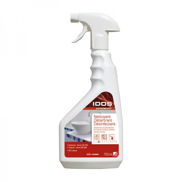 Nettoyant détartrant et désinfectant pour sanitaires - spray de 750 ml