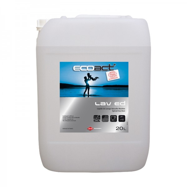 Liquide pour lave-vaisselle eau dure - bidon de 20 L