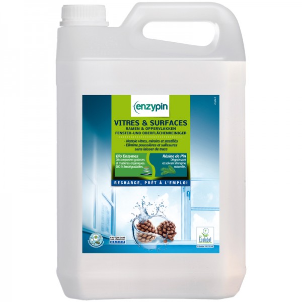 Nettoyant pour vitre Ecolabel - bidon de 5 L