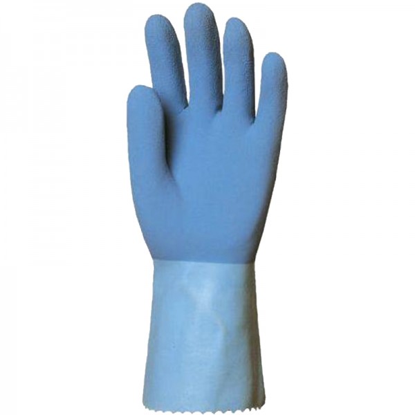 Gants latex sur jersey coton avec main adhérisée - tailles L à XL